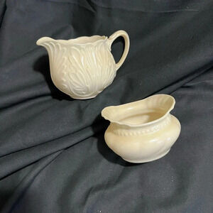 Lenox creamer and sugar